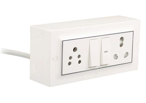 Buy SREEJI Switch Socket Combined Box (Modular) SIZE-6M | ONLY for Wall ...