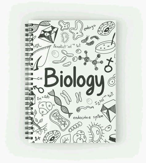 Biology Notebook Cover Page 的图像结果