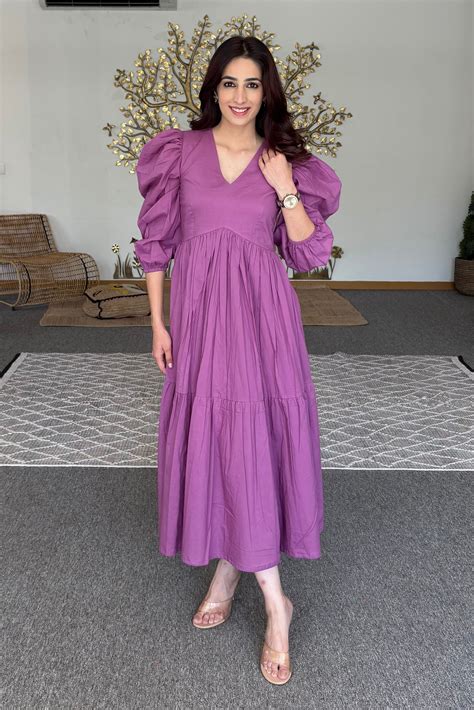 Lavender midi dress – PR LABEL