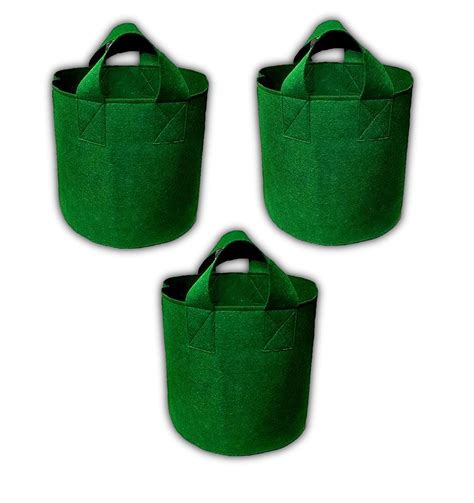 Bombay Greens Geo Fabric Grow Bags Premium 350 GSM Bags for Terrace ...