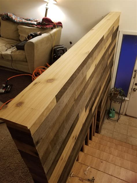 This wood was a hassle. But I love the result. Next up new stair caps ...