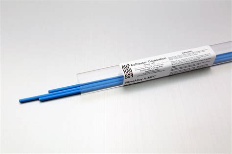 Aufhauser SilverAlloy 45% Ag Bag-5 18" Flux Coated Silver Brazing Rods ...