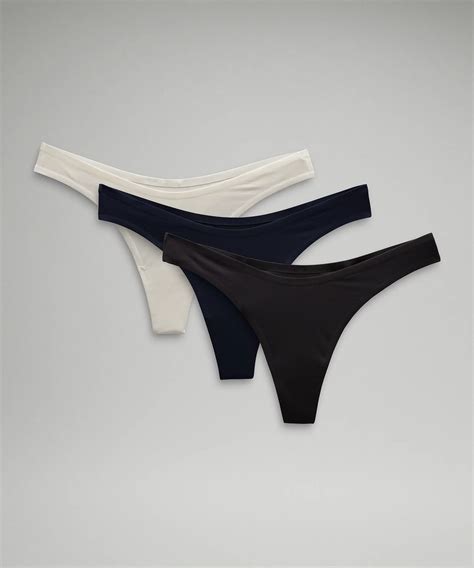 Wundermost Ultra-Soft Nulu Dipped-Waist Thong Underwear *3 Pack | Women ...