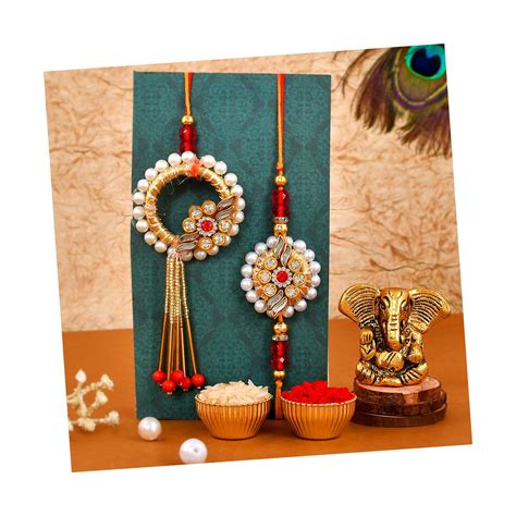 Buy CraftVatika Rakhi Gift for Brother Bhaiya Bhabhi with Ganesh ...