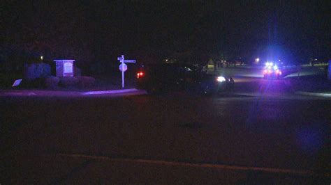 Police block off entrance to local apartment complex