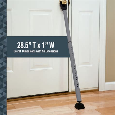 SABRE 28.5-in to 45-in Adjustable Steel Sliding Patio Door Security Bar ...