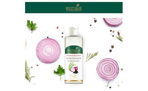 Buy Biotique Onion Black Seed Hair Oil for Silky and Strong Hair, 200ml ...
