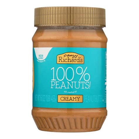 Buy Crazy Richards Natural Creamy Peanut Butter – Case Of 12 – 16 Oz ...