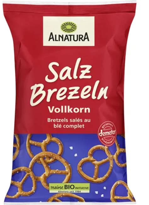 Alnatura Organic Whole Grain Pretzels, 125 g - Piccantino Online Shop International