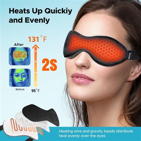 Premium Heated Eye Mask for Dry Eyes, Migraine & Stress Relief – Sellastic
