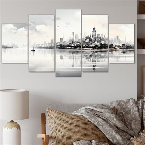 Latitude Run® Kong City In 15 Century II - Hong Kong Wall Art Print - 5 Panels | Wayfair