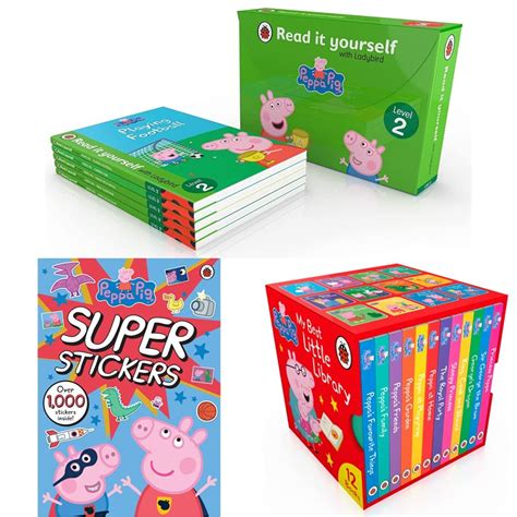 PEPPA PIG READ IT YOURSELF TUCK BOX (LEVEL 2): 5 PEPPA RIY BOOKS IN ...