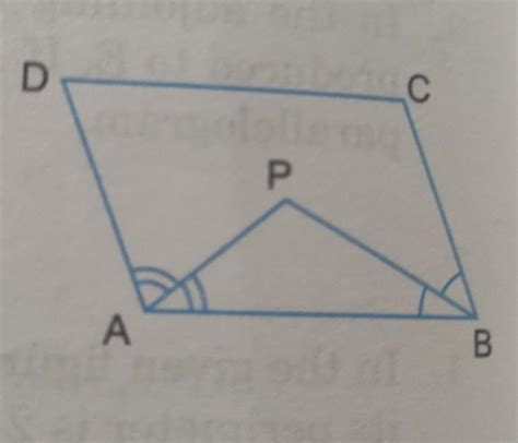- In the adjoining figure, ABCD is a parallelogram and angle A = 120 ...
