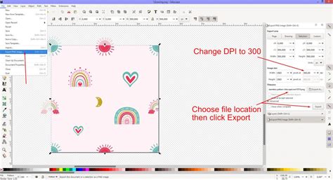 Inkscape Create Pattern 的图像结果