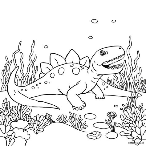 Mosasaurus Dinosaur Coloring Pages