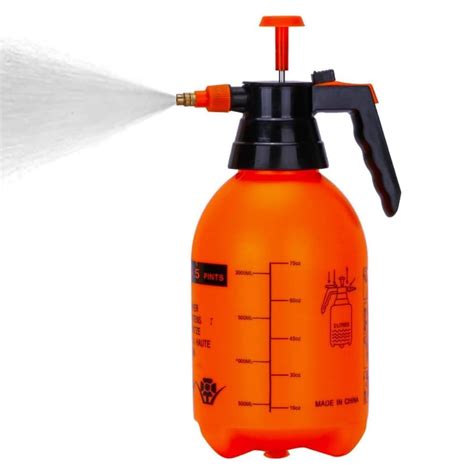 Sunox Pressure Spray Pump Bottle with Adjustable Nozzle, Heavy Duty Gardening Water Pump Sprayer ...