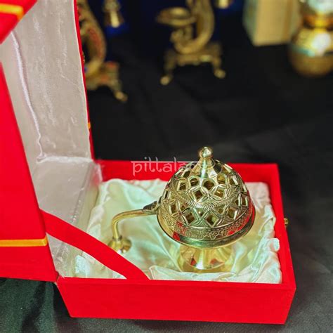 PITTALAM Brass Loban Daani - Small and Sturdy Incense Holder – Pittalam