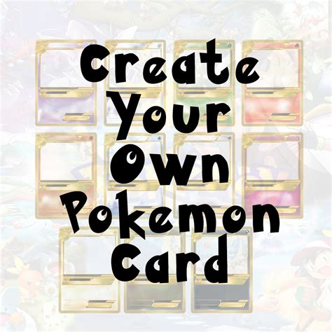Customizable Pokemon Card Templates Pack - Distressed Design, Dıgıtal ...