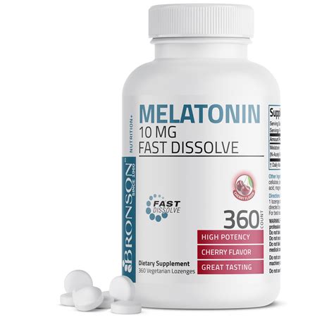 Bronson Melatonin 10mg Fast Dissolve Tablets - Sleep India | Ubuy