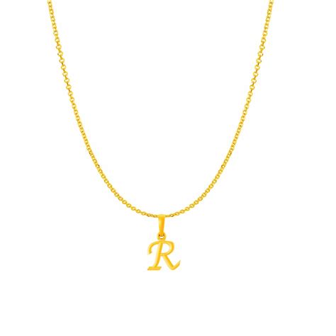 22KT Gold Plated Silver (92.5% purity) precious Name alphabet chain pe