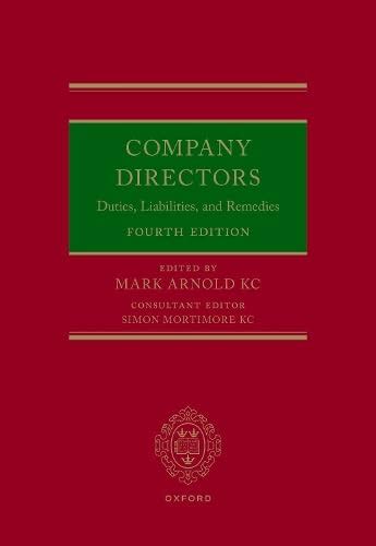Buy Company Directors: Duties, Liabilities, and Remedies Book Online at ...
