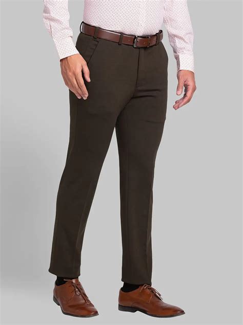 Men Green Active Fit Print Rayon Blend Trouser – MyRaymond