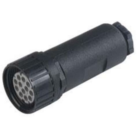 933101100 Hirschmann | Hirschmann Connector, 12 Contacts, Thread Mount ...