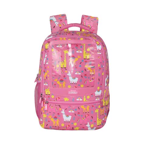 Smily Kiddos 17 inch Backpack Animal Theme - Pink - SK16001669
