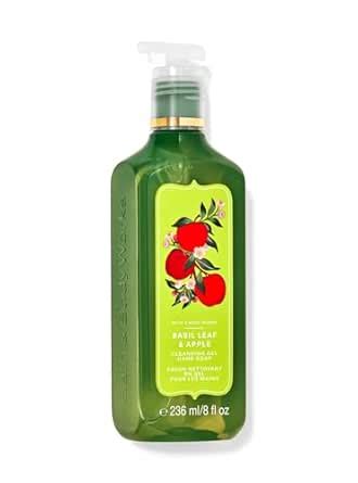 Bath and Body Works Basil Leaf & Apple Cleansing Gel Hand Soap |236 ml ...