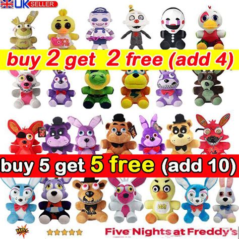 FNAF Plush Doll Toy Bear Foxy Sundrop Moon Gift India | Ubuy