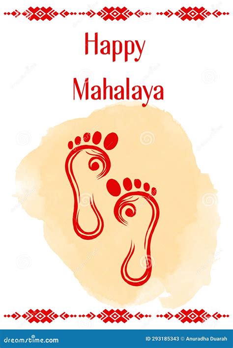 Shubho Mahalaya: The Arrival Of Goddess Durga - Illustration Poster ...