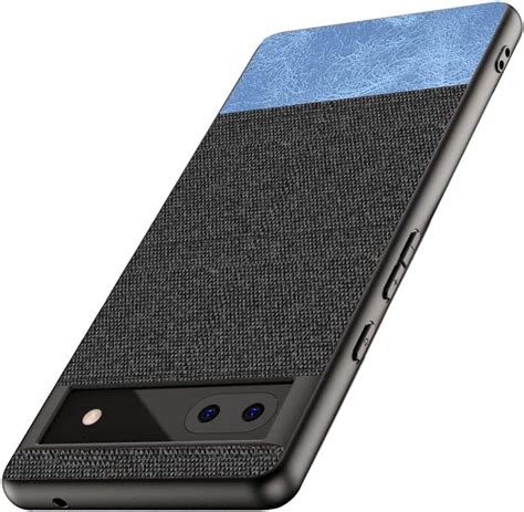 Kapa Soft Fabric & Leather Case for Google Pixel 6A Back Cover ...
