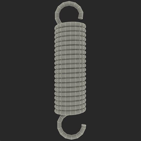 Image result for How to Attach Extension Spring 3D Model