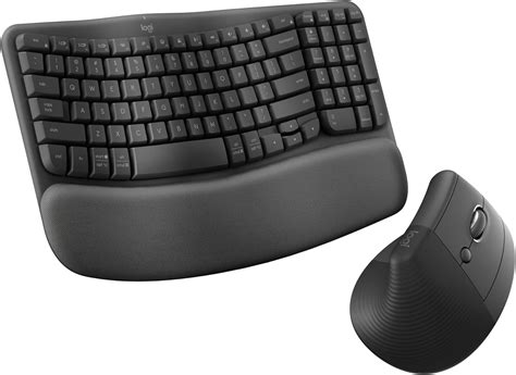 Logitech Wave Keys Wireless Ergonomic Keyboard with India | Ubuy