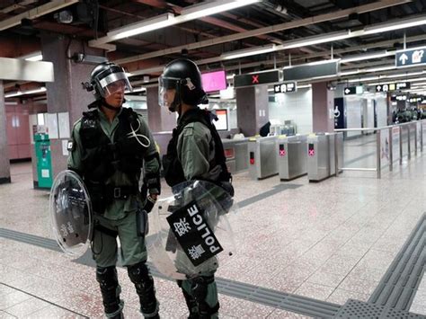 Police storm MTR train in Hong Kong as protests rage