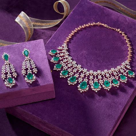 Buy Glorious Rose Gold and Diamond Necklace Set CNS23A30-D326X0B Online ...