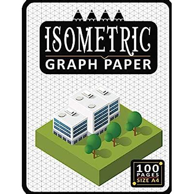 Isometric Graph Paper: 3D Drawing Isometric Notebook | Ubuy India