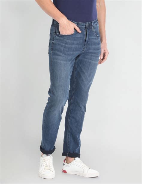 Brandon Slim Tapered Fit Blue Jeans – U.S. Polo Assn. India