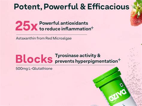 Buy OZiva Bioactive Gluta L-Glutathione Nutraceutical Effervescent ...