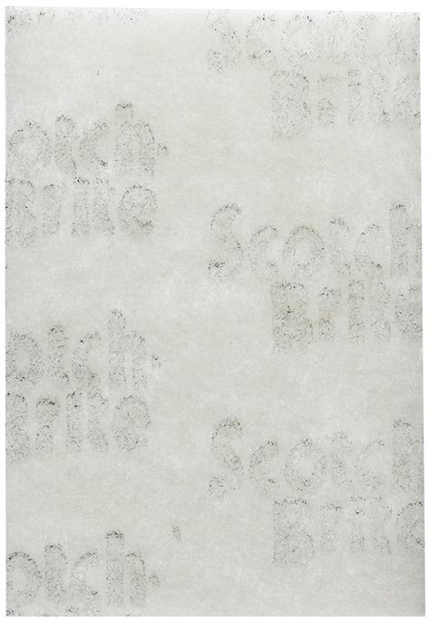 3M Scotch-Brite Light Duty Cleaning Pad, 6-Inch by 9-Inch (98)- 20 ...