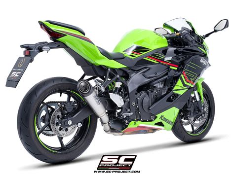 SC Project S1 Titanium Slip-On Exhaust for Kawasaki Ninja ZX-4R ...