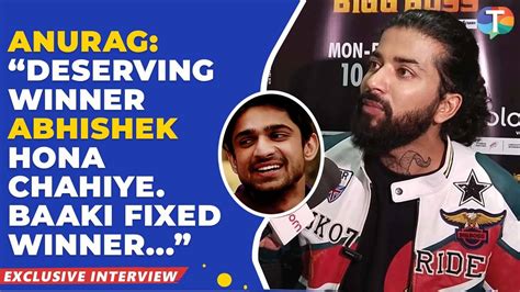Anurag Dobhal's FIRST post-Bigg Boss 17 eviction interview; labels the ...