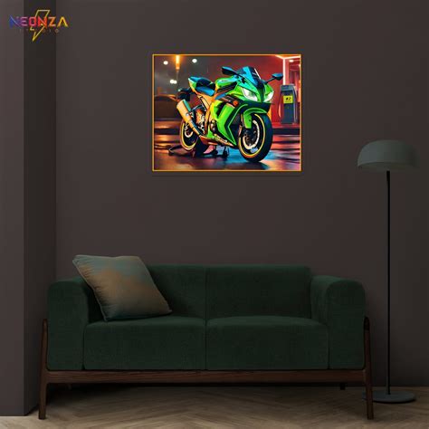Kawasaki Ninja Bike Neon Sign – acrylicsheetsindia