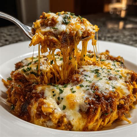 Slow Cooker Spaghetti Casserole