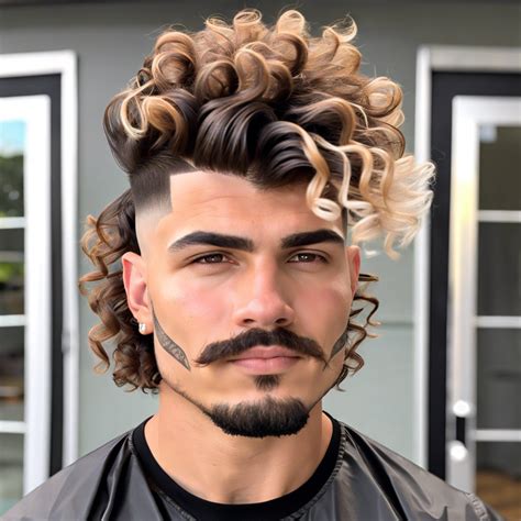 15 Burst Fade Mullet Curly Hair Ideas to Inspire Your Next Look – Burst ...