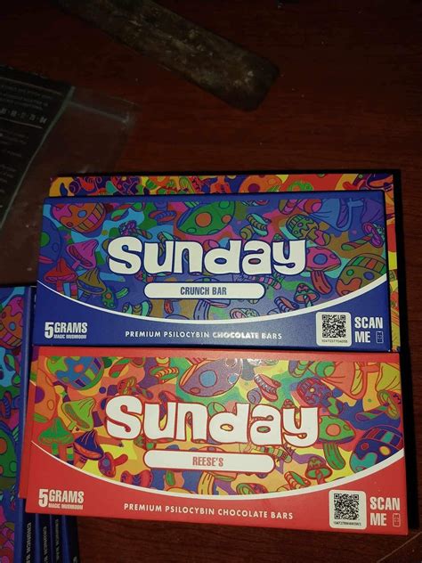 Sunday mushroom chocolate bars : r/shrooms