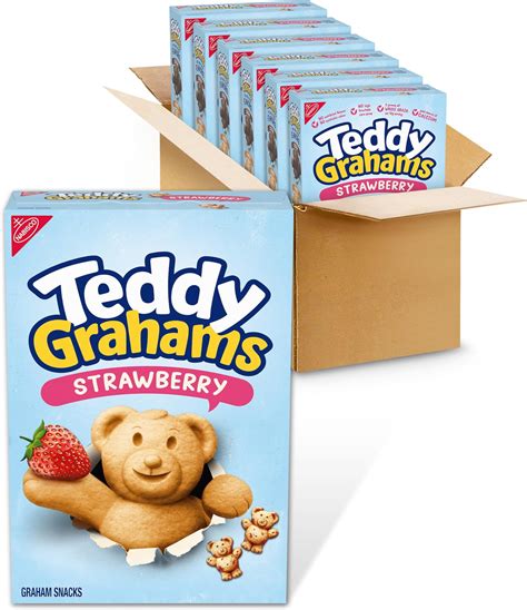 Amazon.com: TEDDY GRAHAMS Honey Graham Snacks, Bulk Kids Snacks, 6 - 10 ...