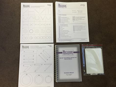 Amazon.com: Bender Visual-Motor Gestalt Test Second Edition (Bender ...