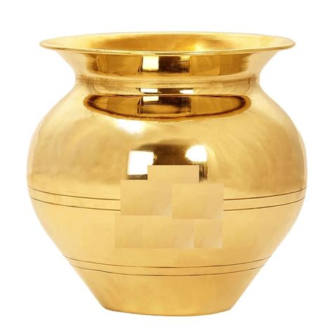 Brass Lota/Kalash for Puja 750 ML with Added Health Benefits of Brass ...