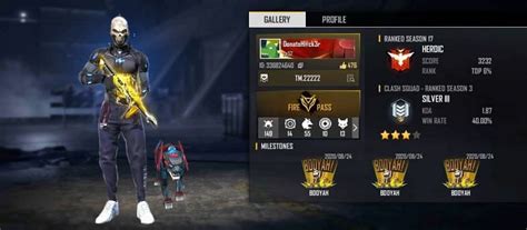 TheDonato's Free Fire ID, stats, K/D ratio and more